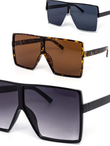 Nathan Black Frame Sunglasses