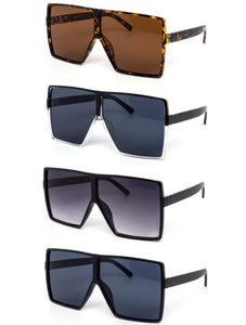 Nathan Black Frame Sunglasses